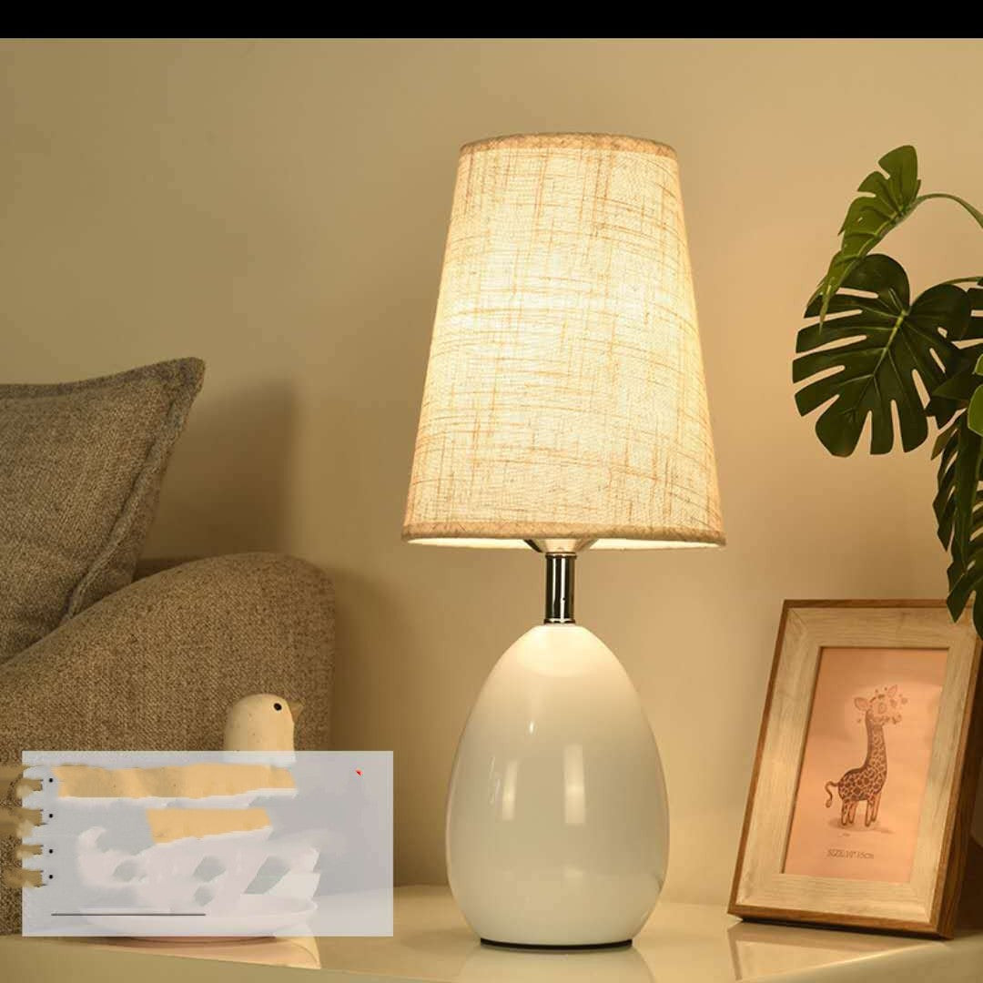 Egg-shaped Bedside Lamp