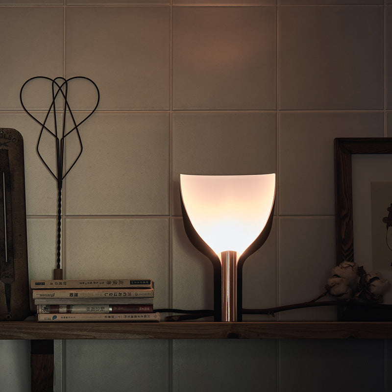 Chrome Blossom Table Lamp