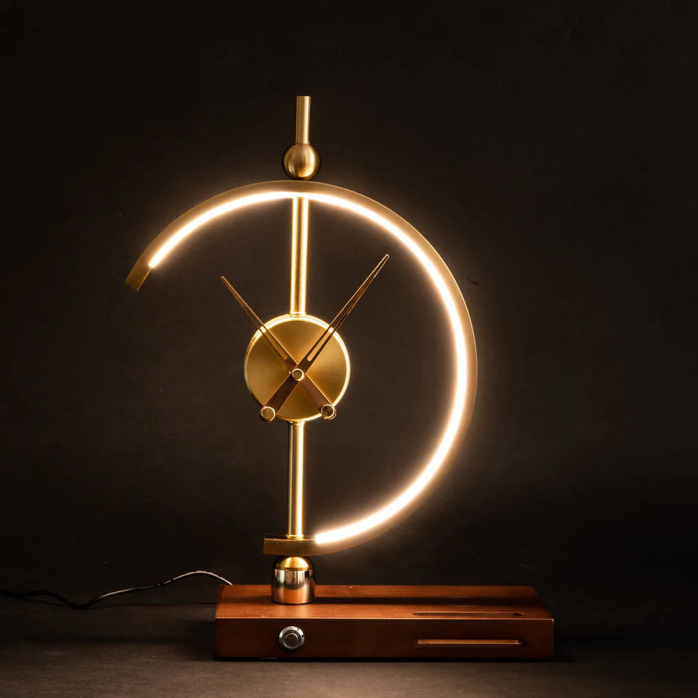 Clock-Work Lamp (Wireless Charging)