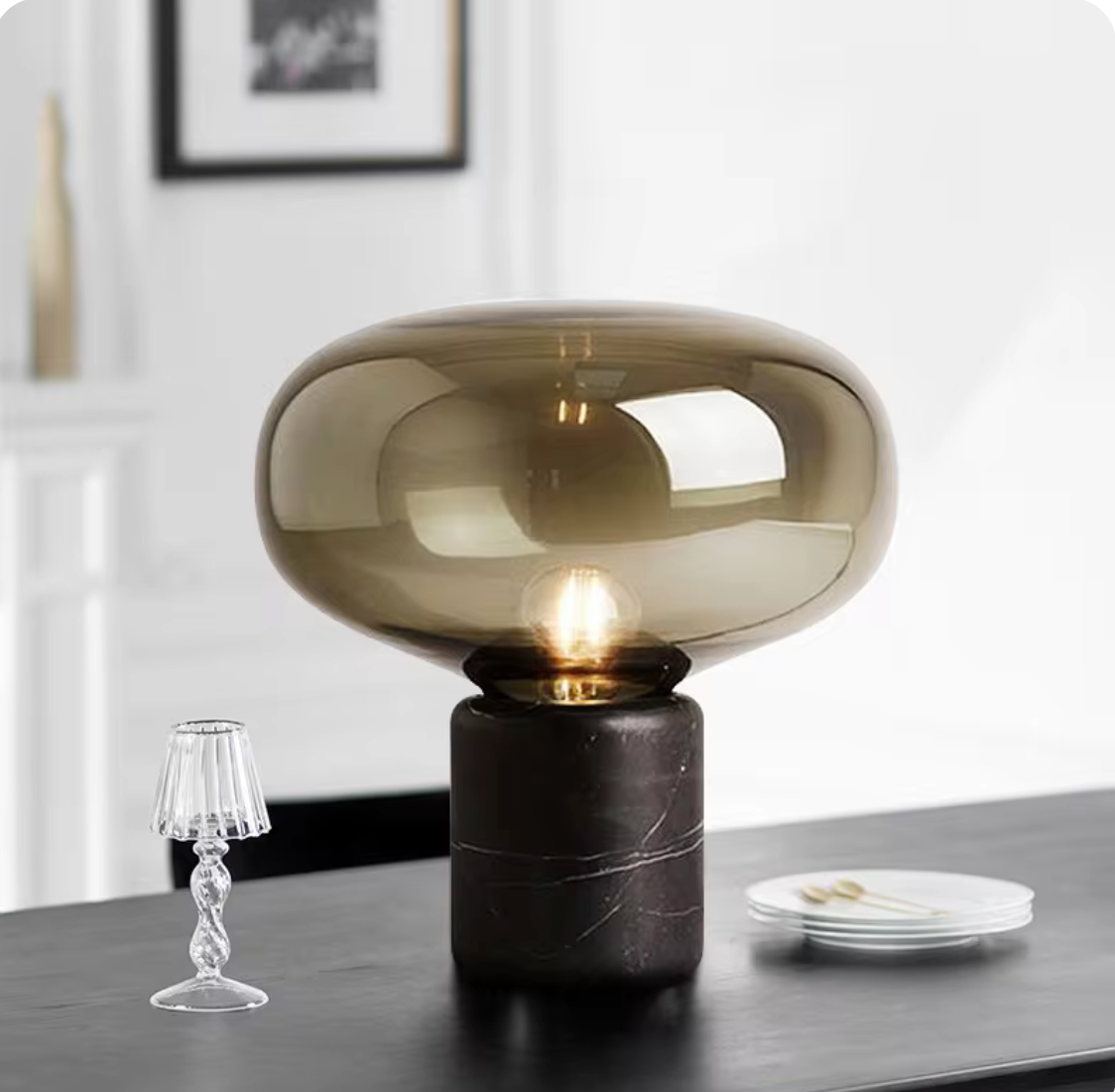 Midnight Mirage Table Lamp