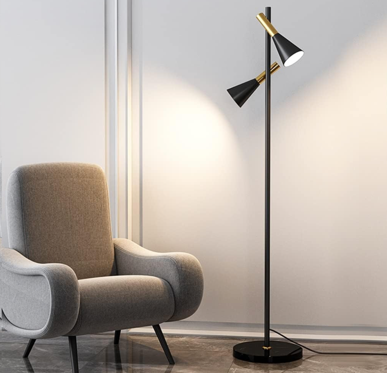 Twin Peaks Modern Floor Lamp