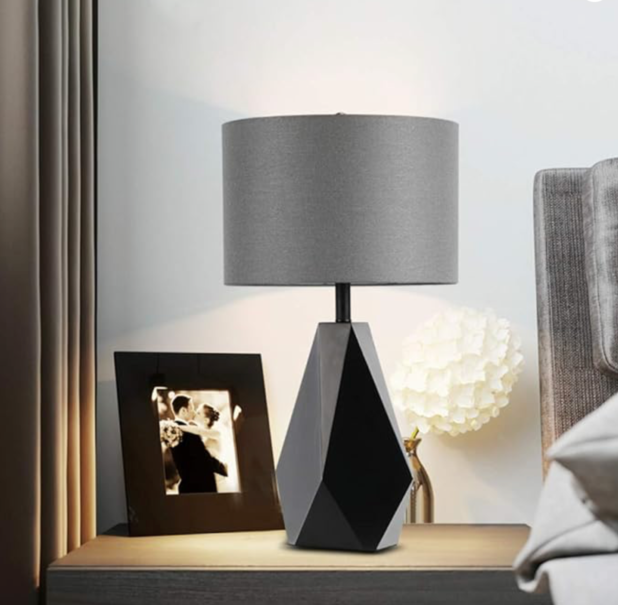 Crystal Noir Lamp