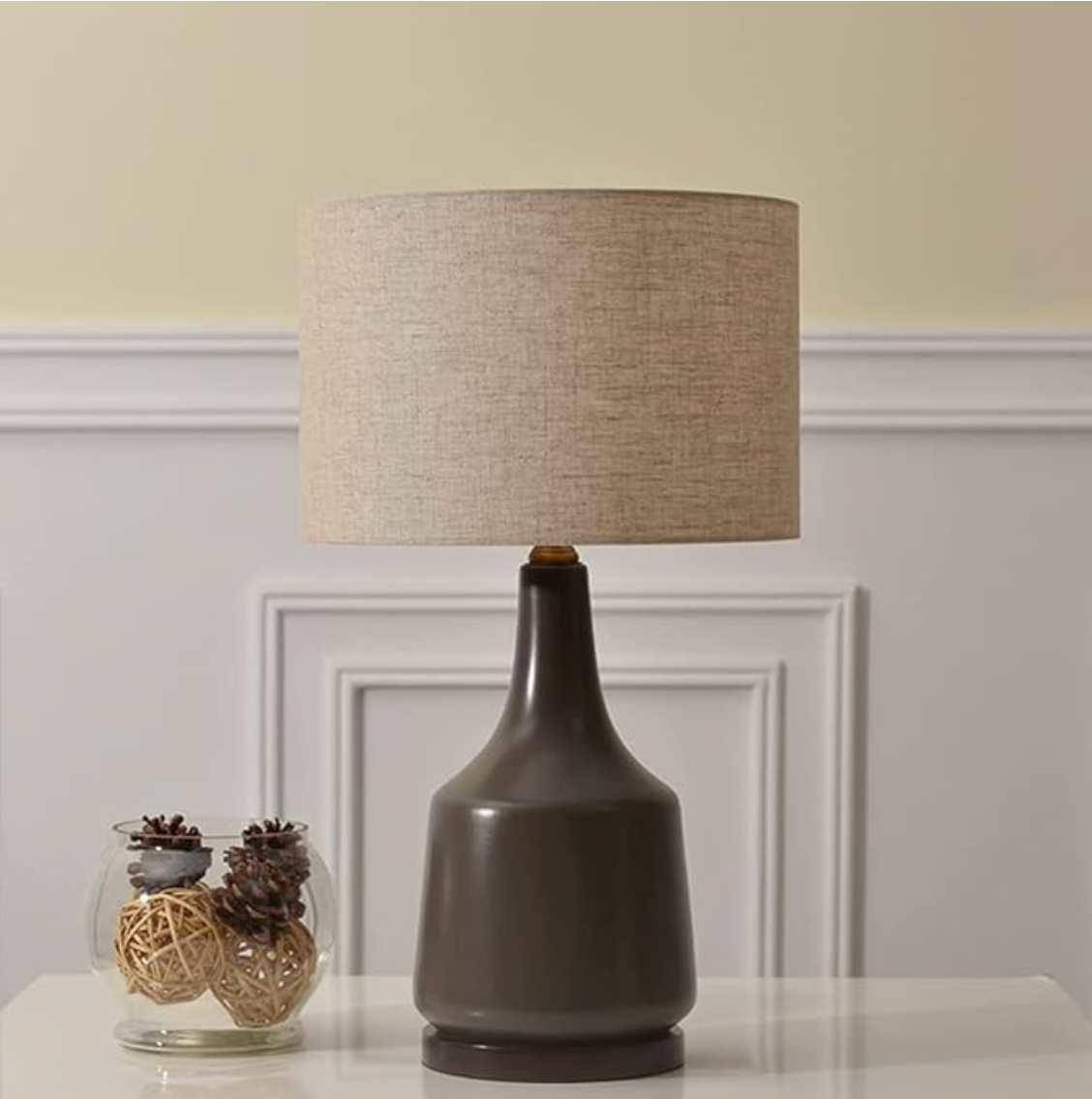 Handcrafted Ceramic Cove Table Lamp