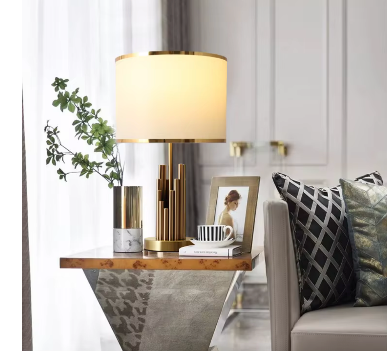 The Golden Spire Table Lamp