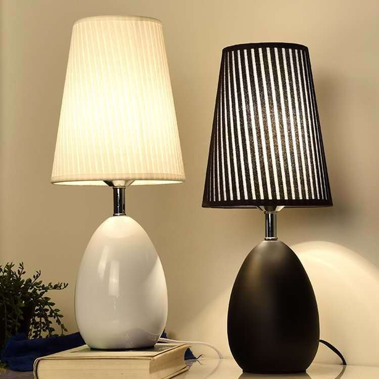 Egg-shaped Bedside Lamp