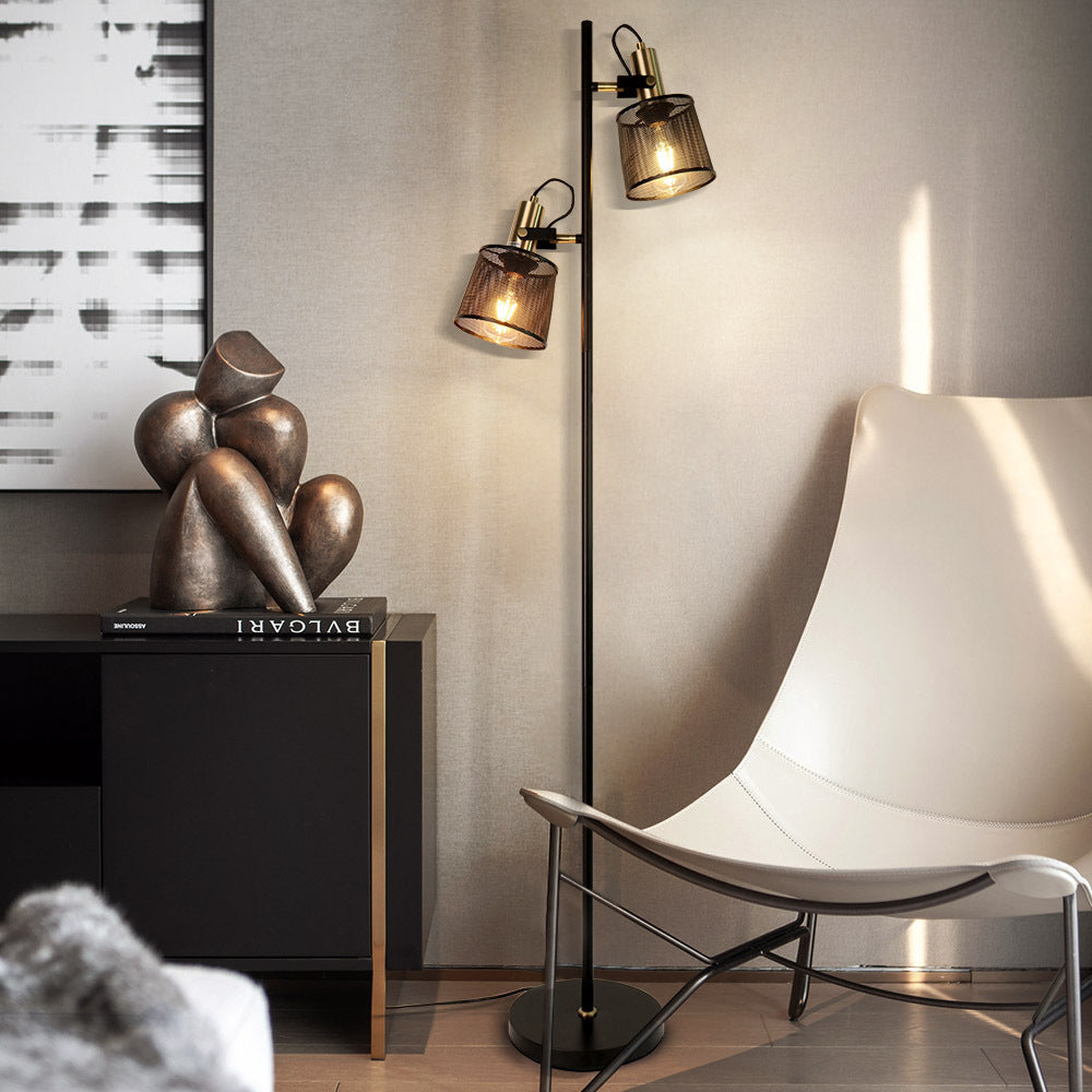 Urban Luxe Dual-Shade Floor Lamp